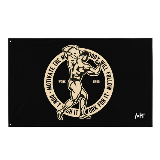 Motivate the Mind - Flag by DarkByteGear