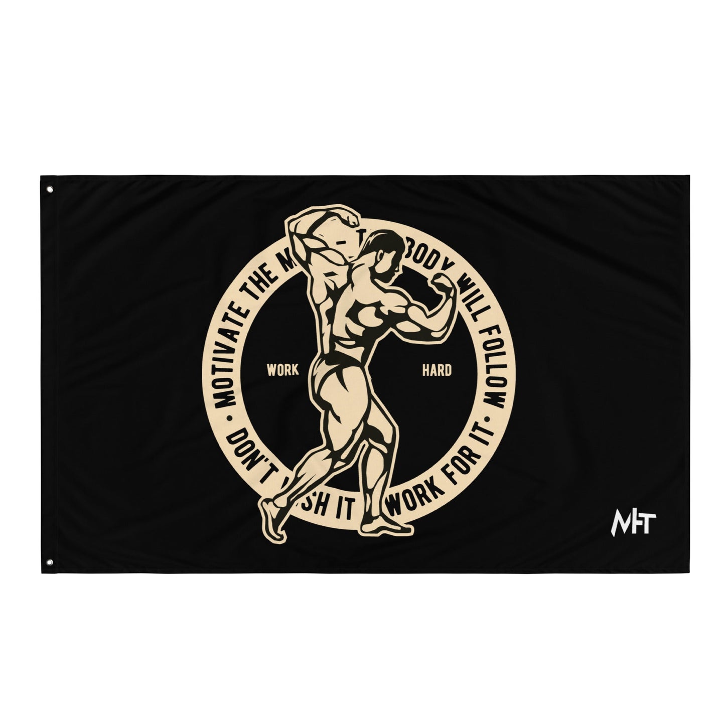 Motivate the Mind - Flag by DarkByteGear
