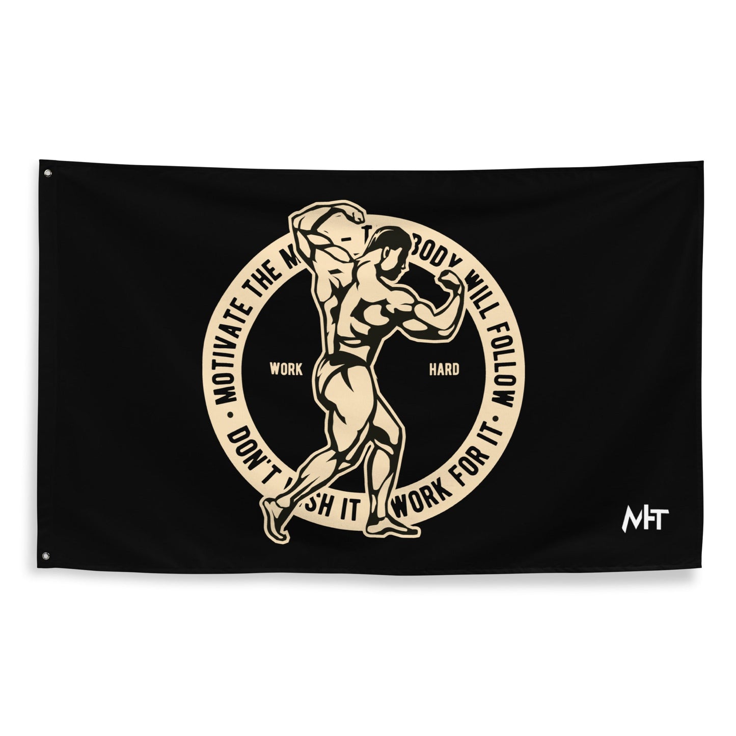 Motivate the Mind - Flag by DarkByteGear