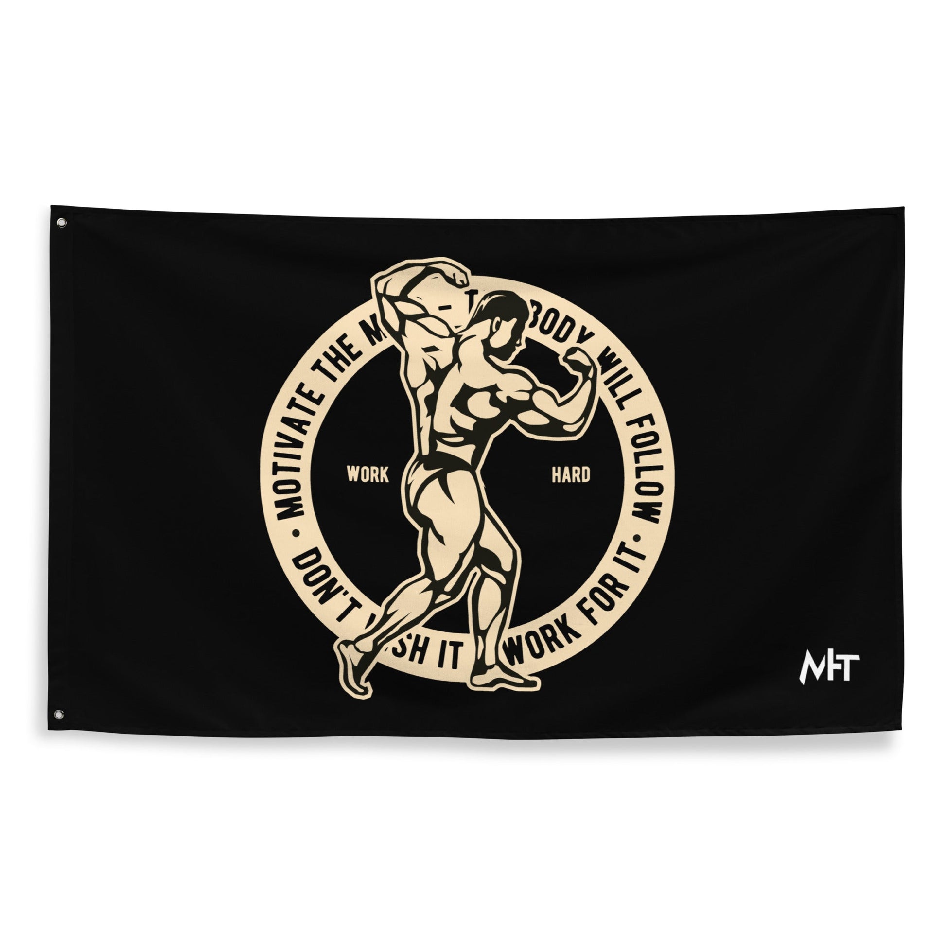 Motivate the Mind - Flag by DarkByteGear