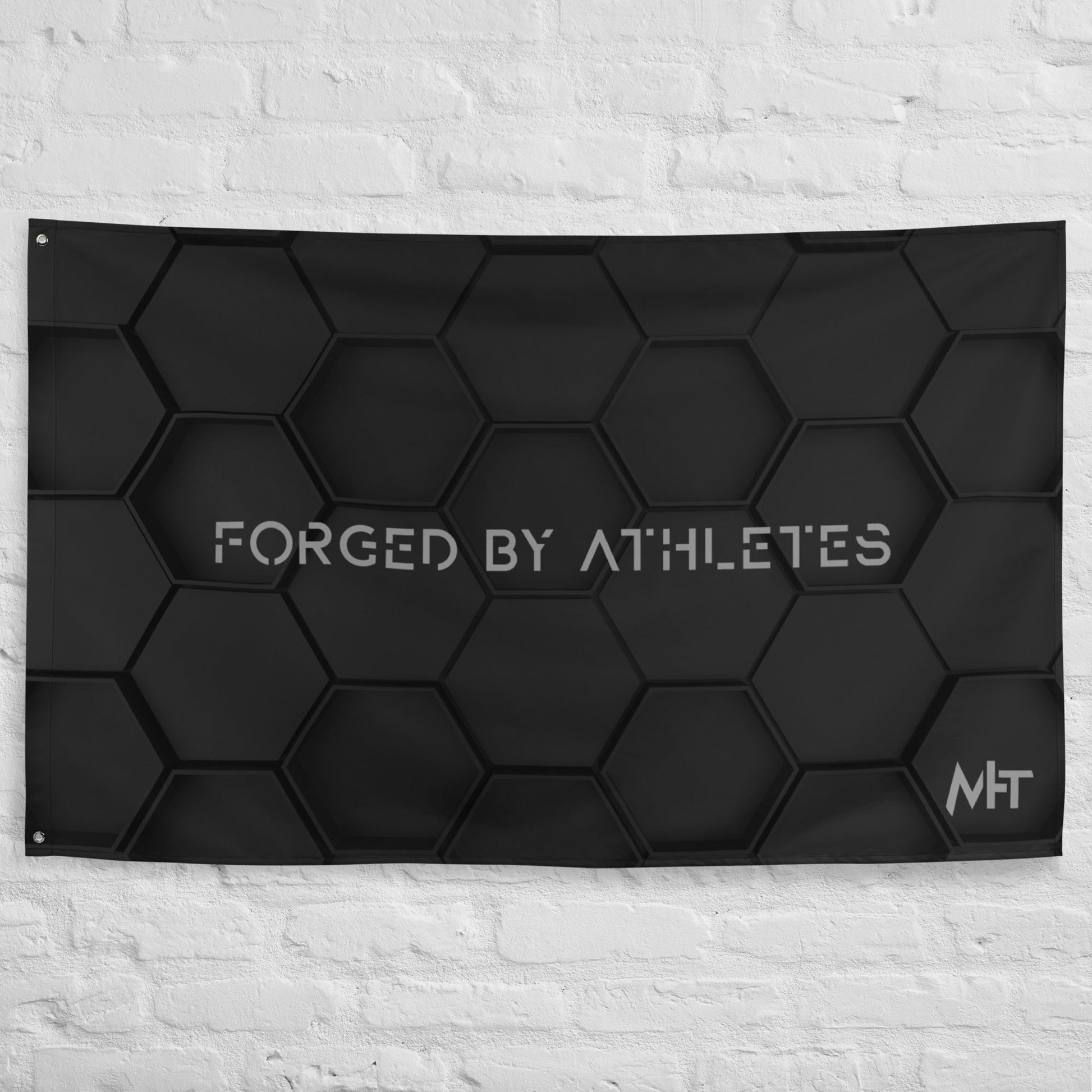 Forged by Athletes - Flag by DarkByteGear
