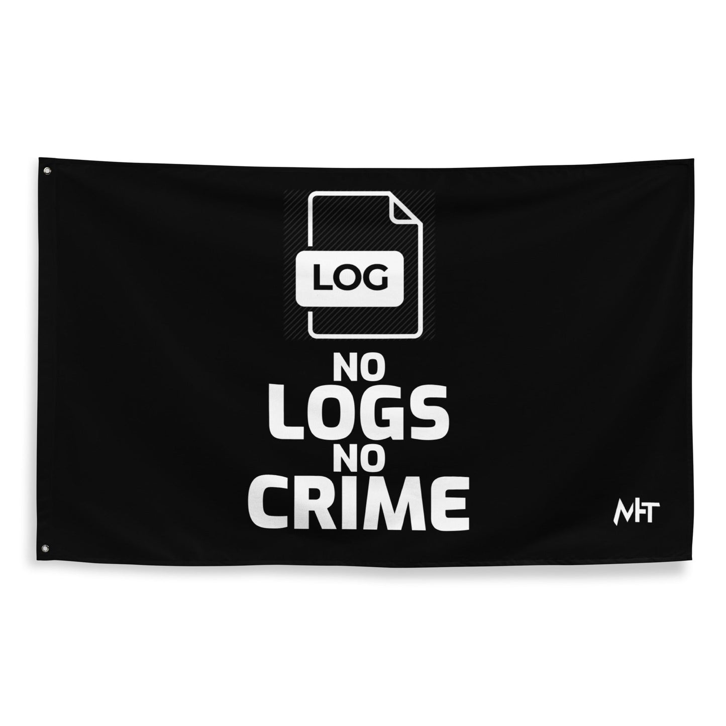 No logs no crime - Flag by DarkByteGear
