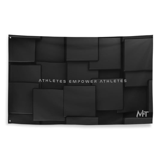 Athletes Empower Athletes - Flag by DarkByteGear