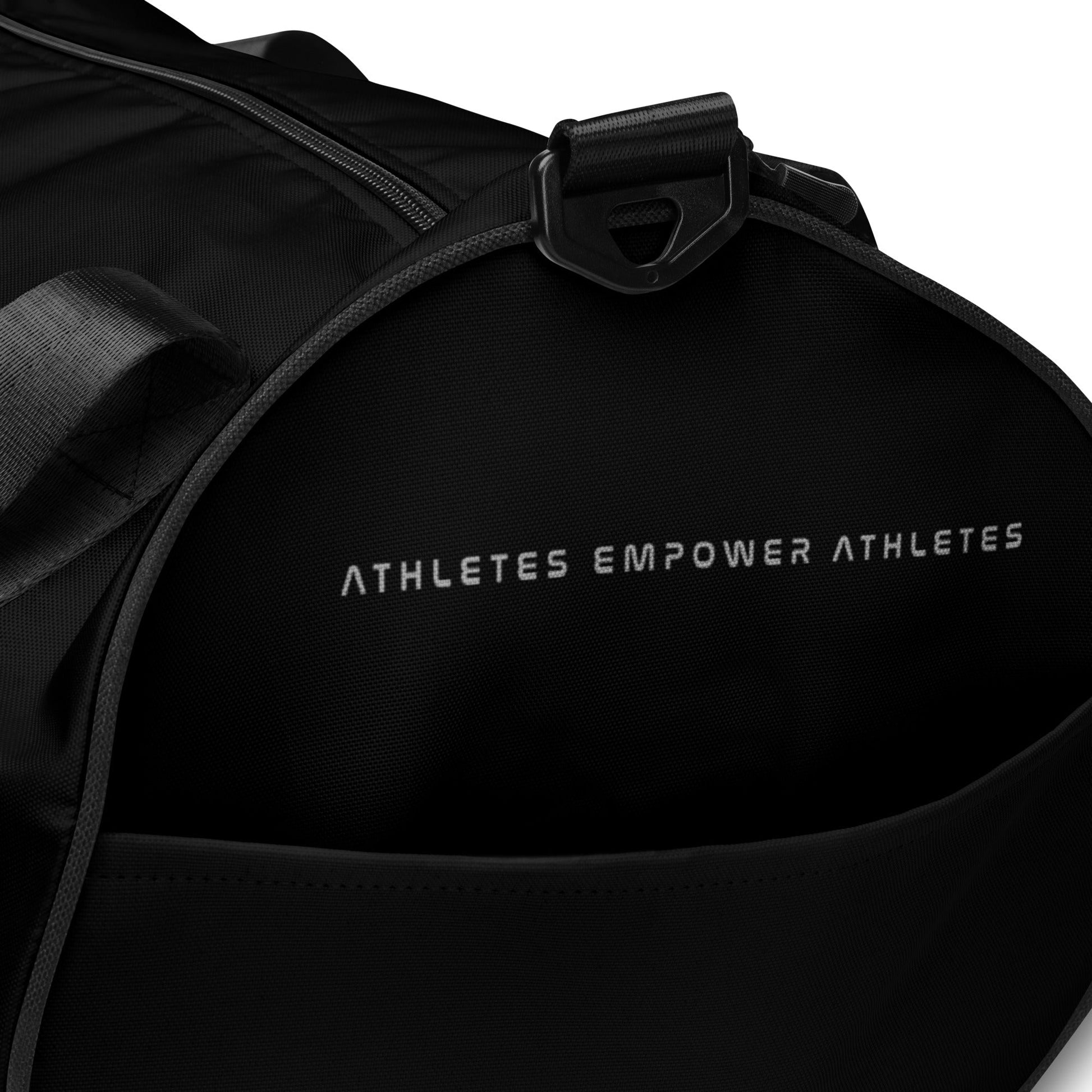 Athletes Empower Athletes - Gym Bag by DarkByteGear