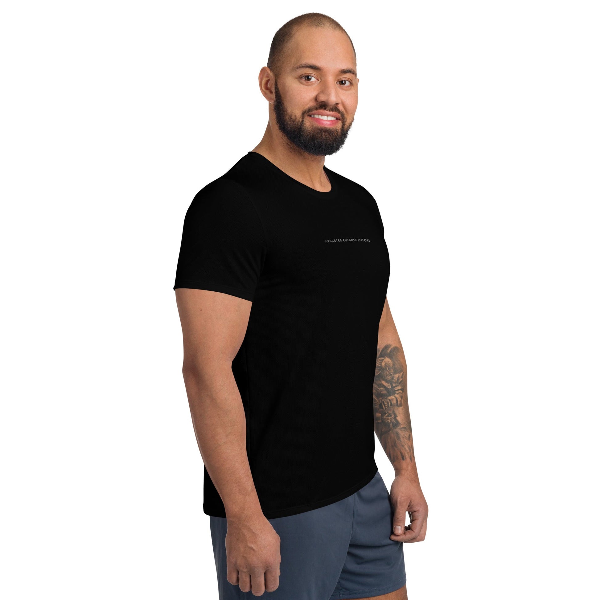 Athletes Empower Athletes - Athletic T-shirt by DarkByteGear