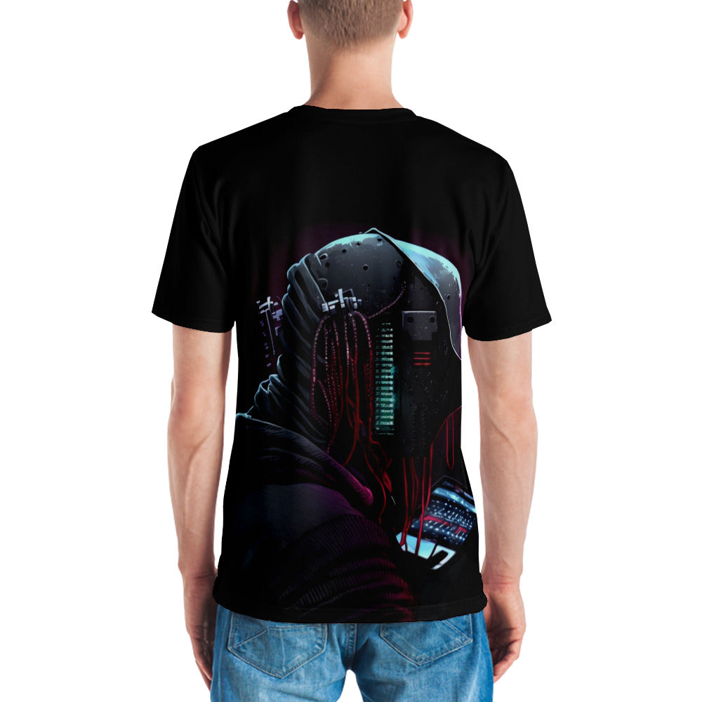 Cyberware assassin v4 - Men's t-shirt (back print) by DarkByteGear
