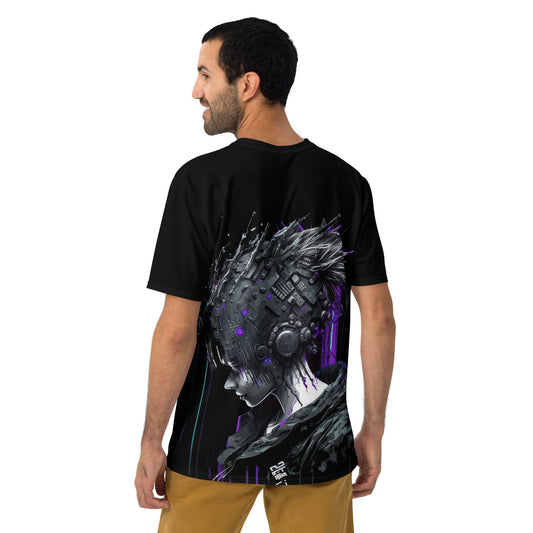 Cyberware assassin v43 - Men's t-shirt (back print) by DarkByteGear