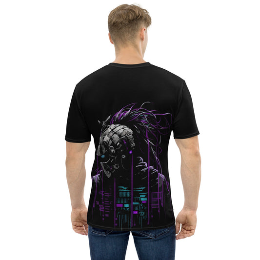 Cyberware assassin v44 - Men's t-shirt (back print) by DarkByteGear