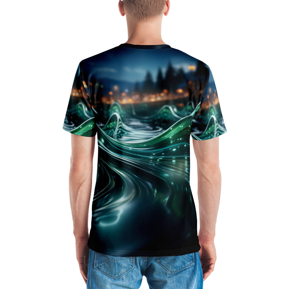 Neon AI V1 - Men's t-shirt by DarkByteGear