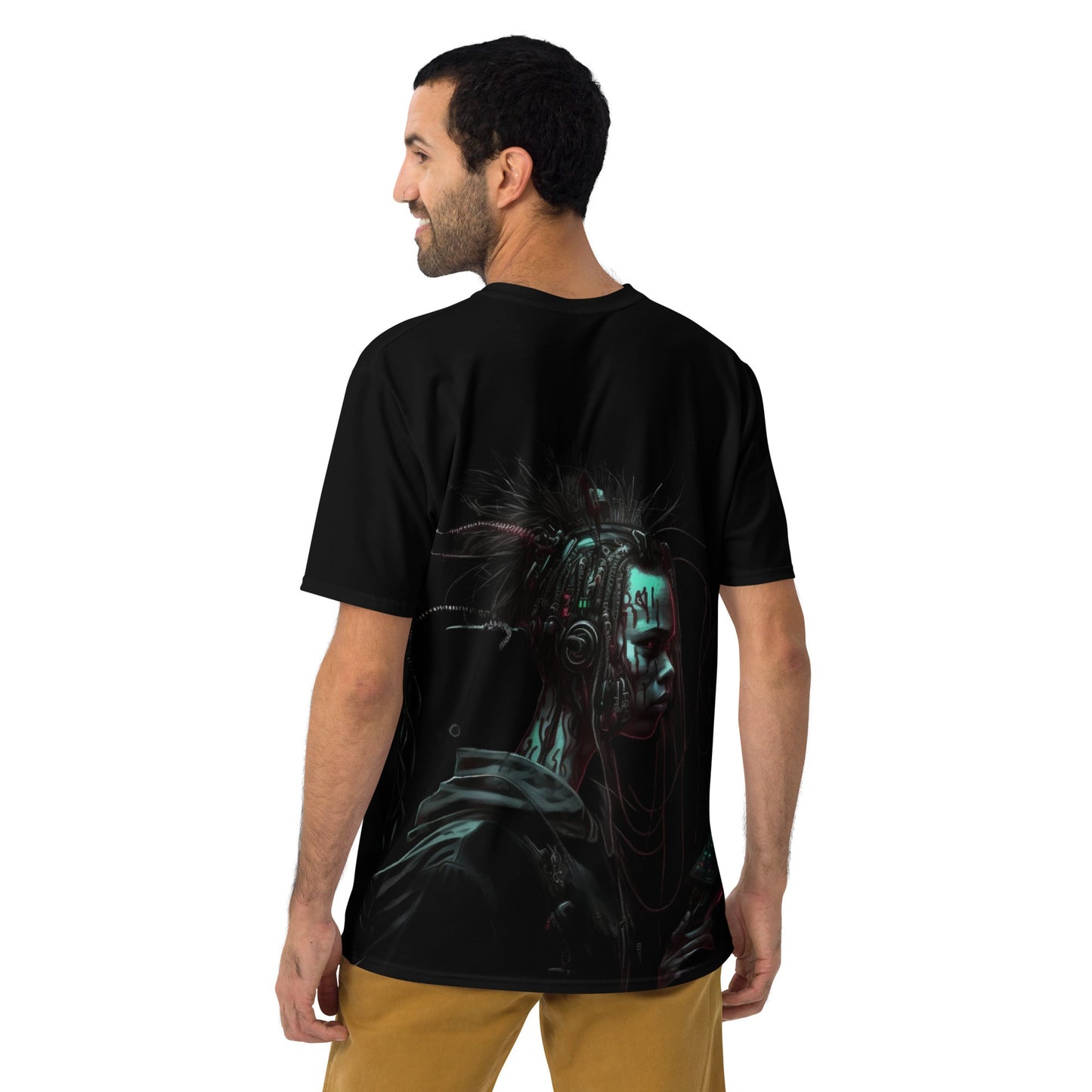 Cyberware assassin v7- Men's t-shirt ( Back Print ) by DarkByteGear