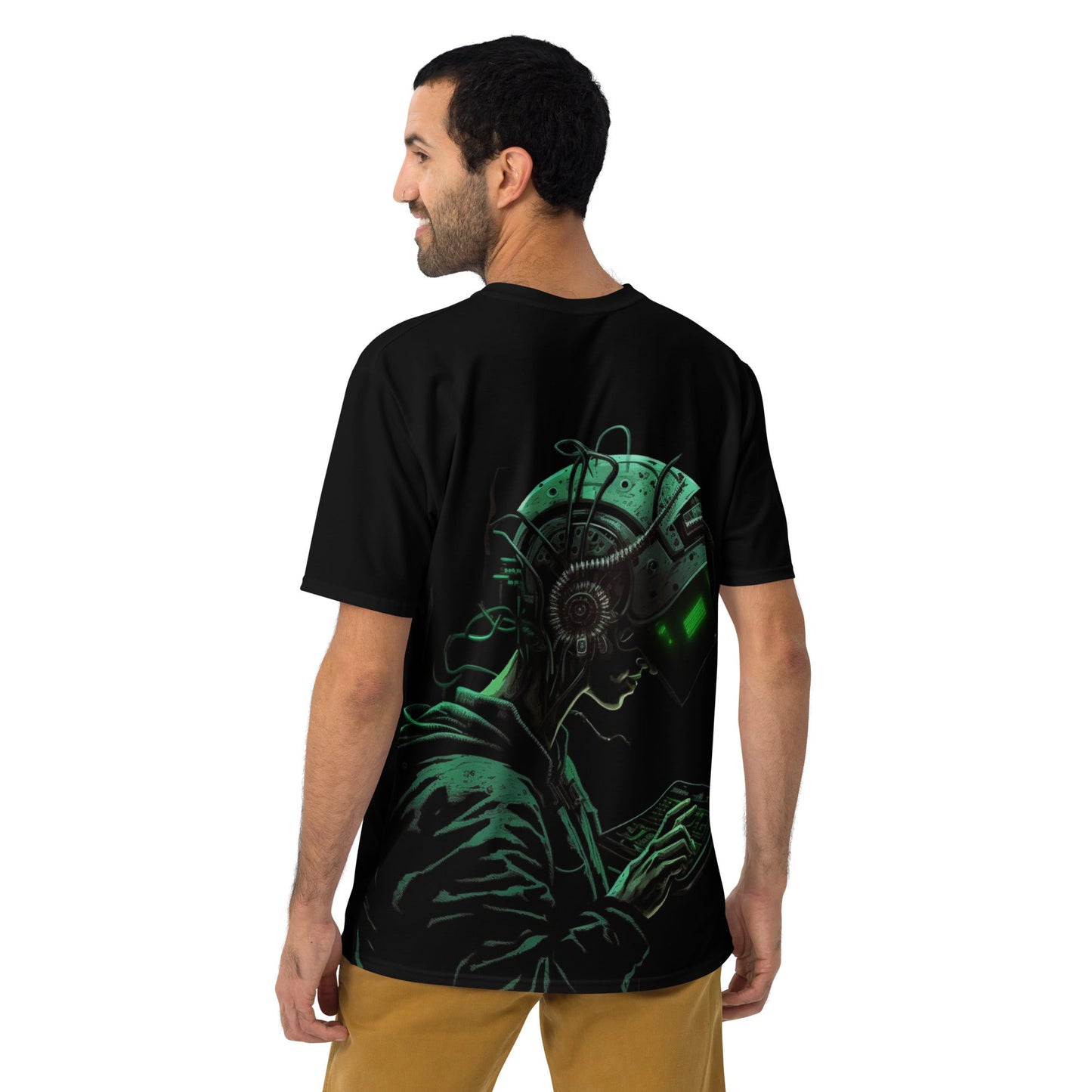 Cyberware assassin v8 - Men's t-shirt ( Back Print ) by DarkByteGear