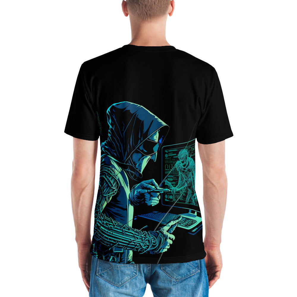 Cyberware assassin - Men's t-shirt ( Back Print ) by DarkByteGear