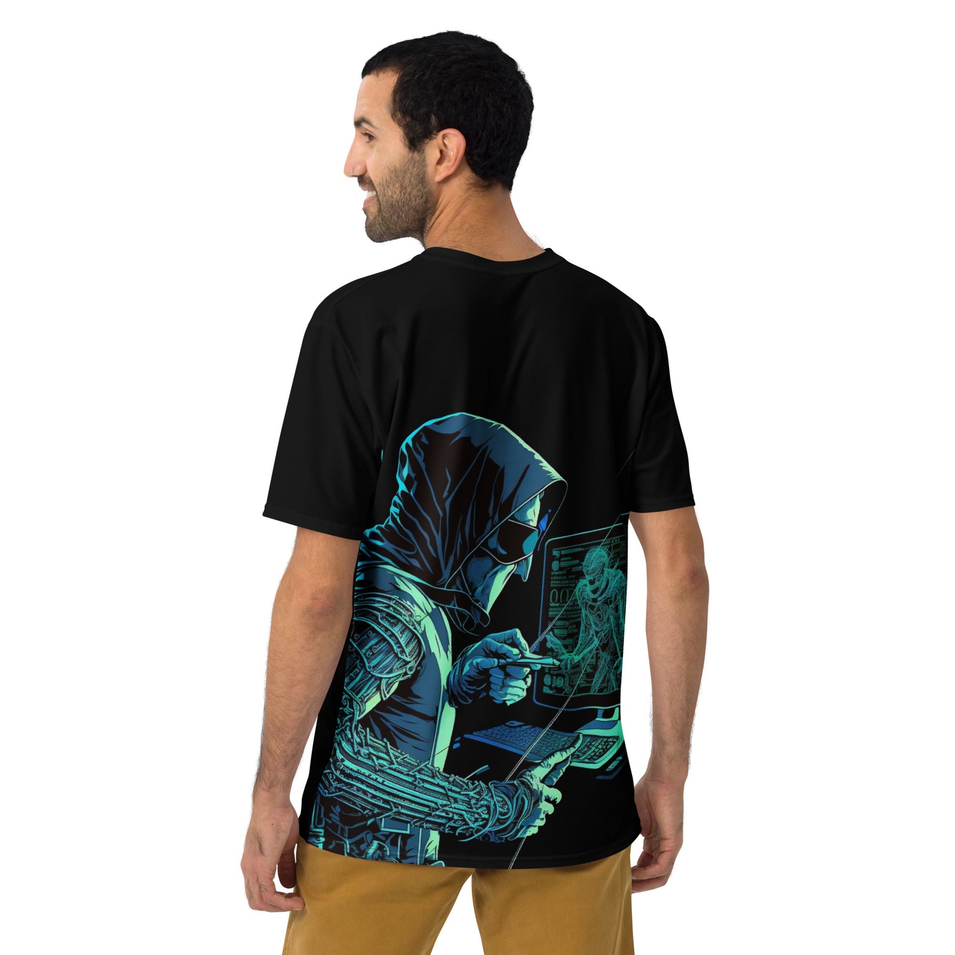 Cyberware assassin - Men's t-shirt ( Back Print ) by DarkByteGear