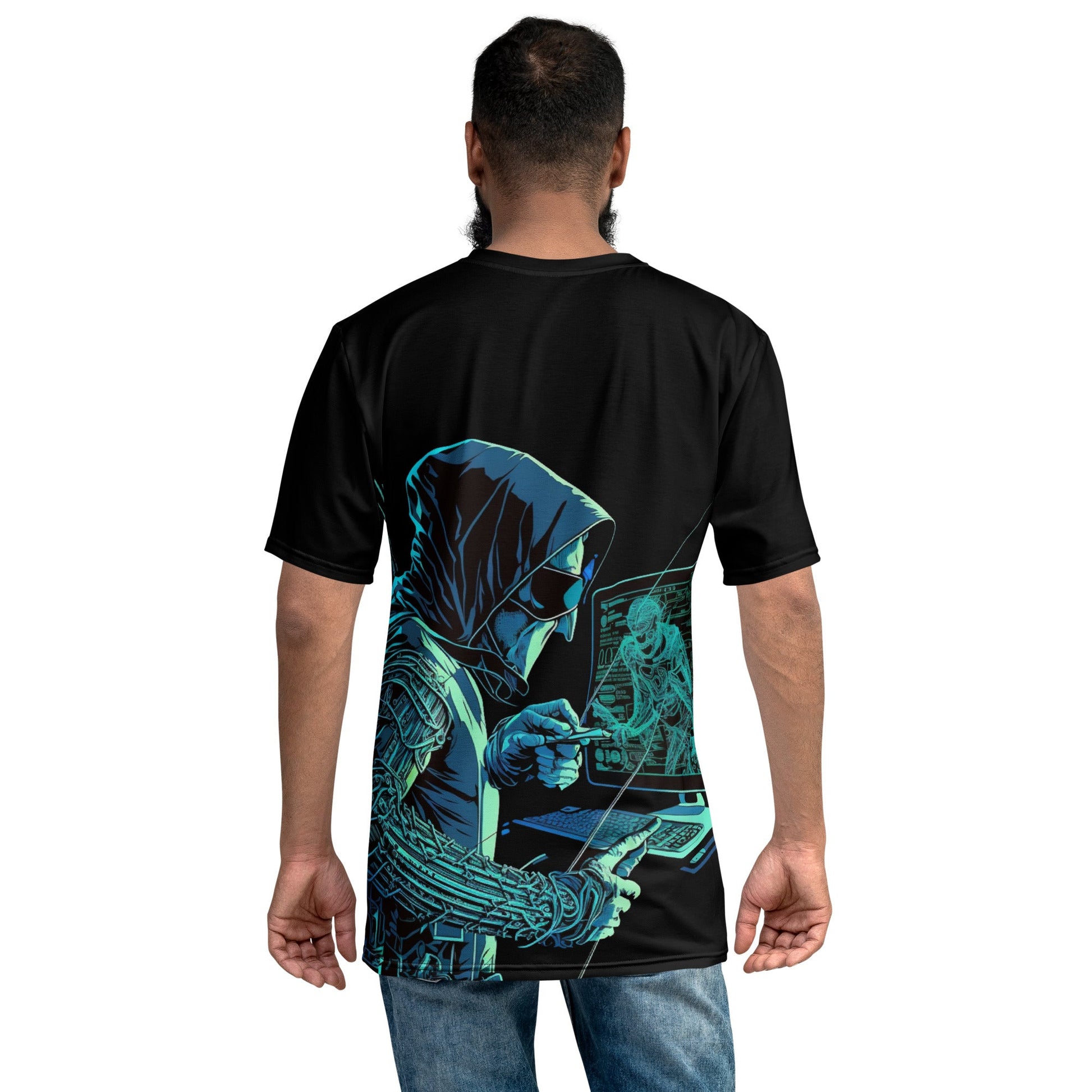 Cyberware assassin - Men's t-shirt ( Back Print ) by DarkByteGear