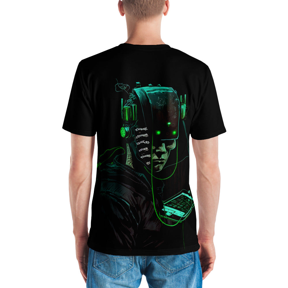 CyberWare Assassin V9 - Men's t-shirt ( Back Print ) by DarkByteGear