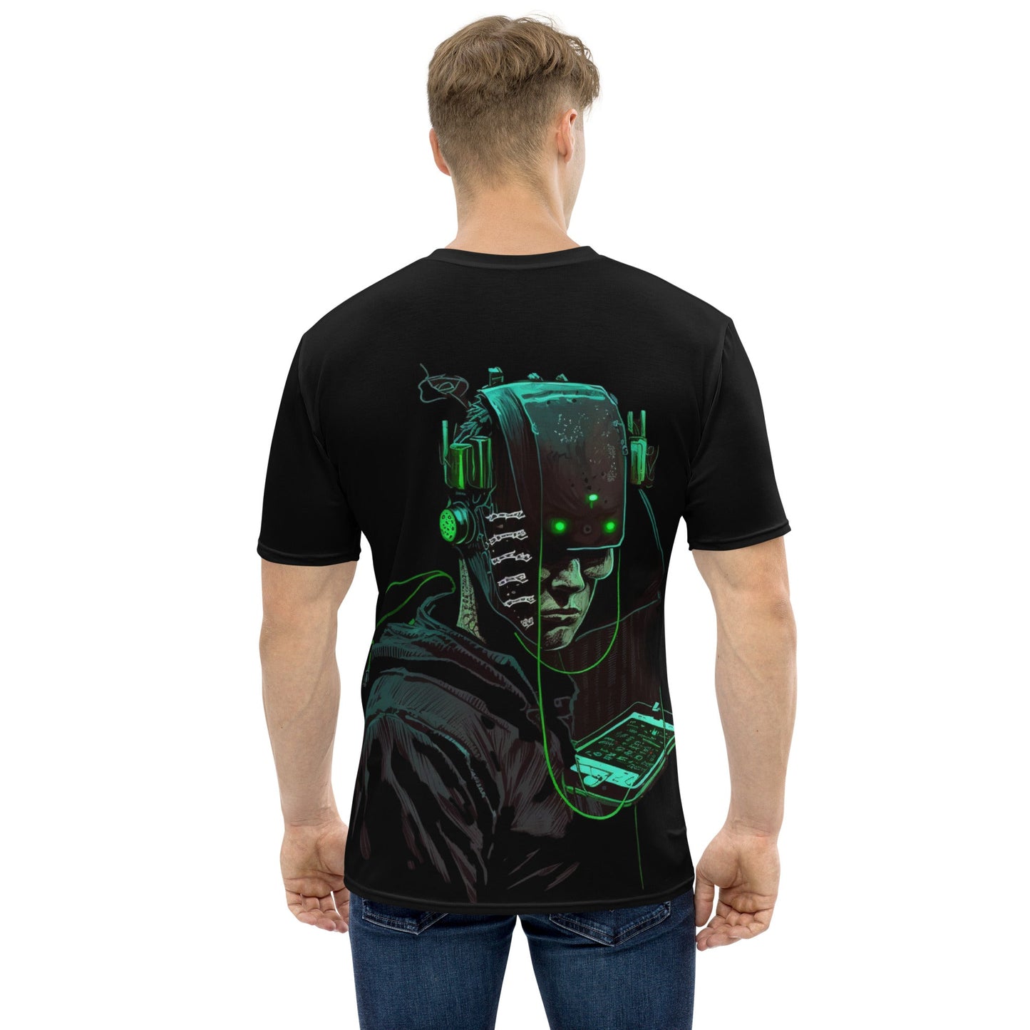 CyberWare Assassin V9 - Men's t-shirt ( Back Print ) by DarkByteGear