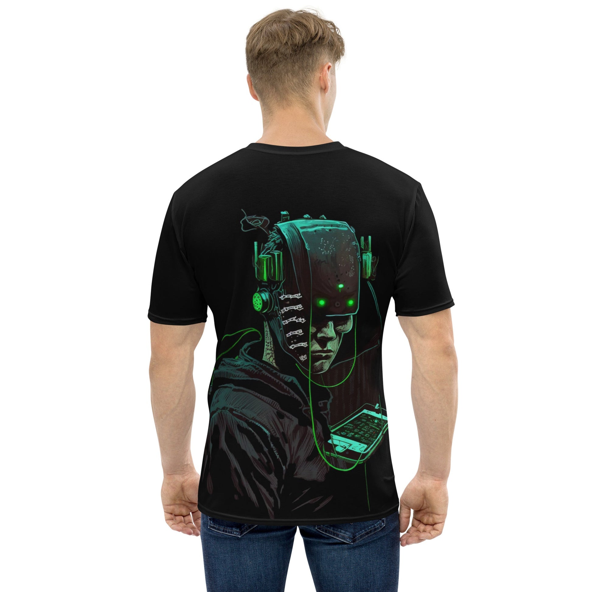CyberWare Assassin V9 - Men's t-shirt ( Back Print ) by DarkByteGear