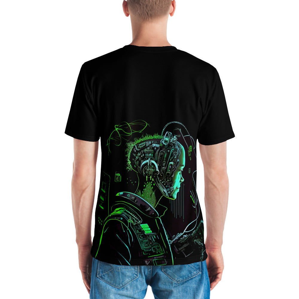CyberWare Assassin V10 - Men's t-shirt ( Back Print ) by DarkByteGear