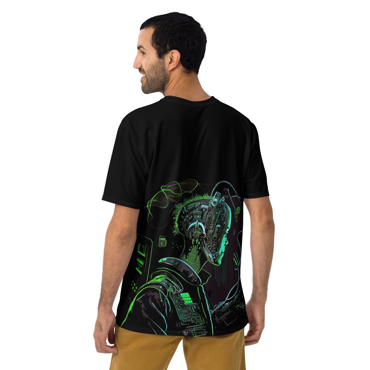 CyberWare Assassin V10 - Men's t-shirt ( Back Print ) by DarkByteGear