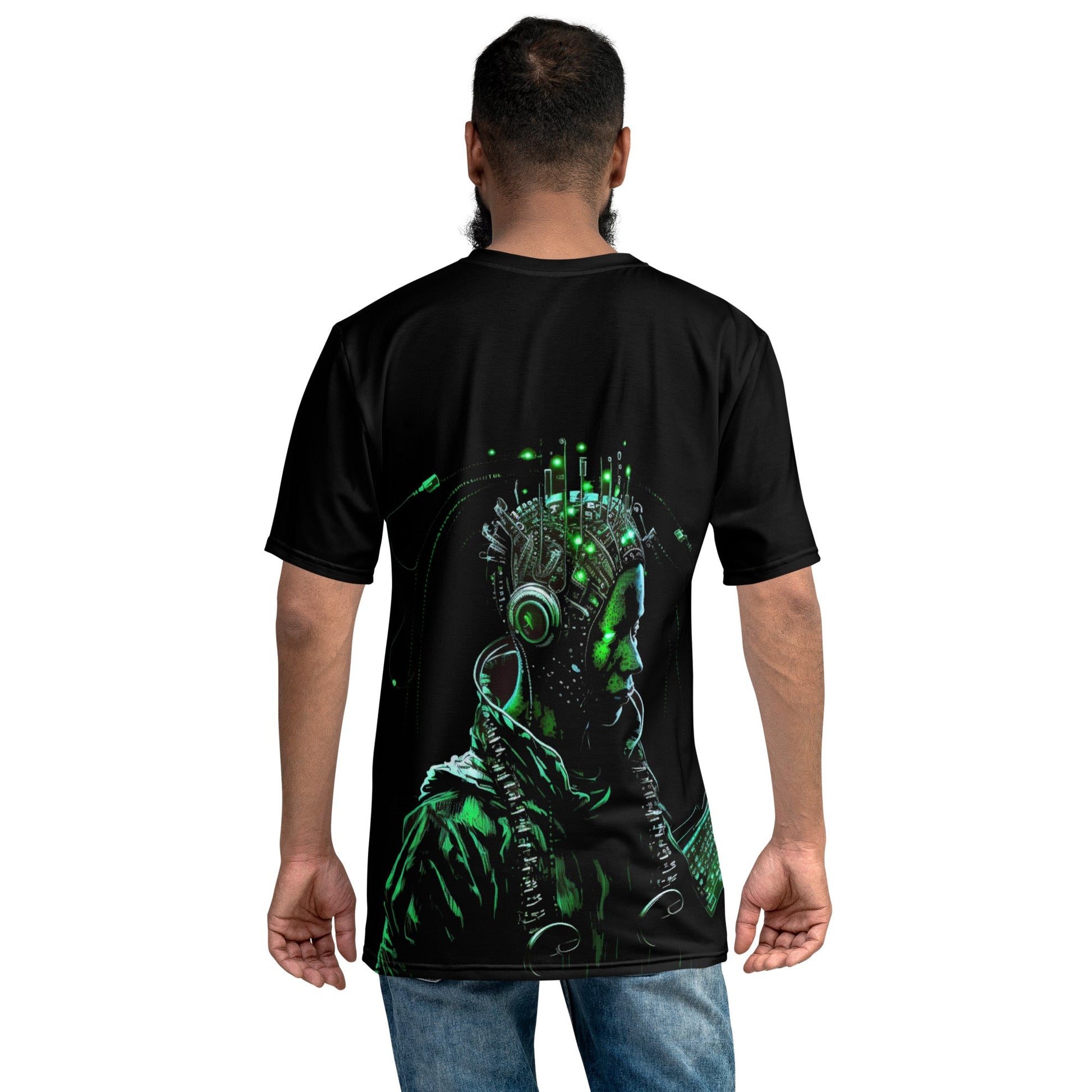 CyberWare Assassin V12 - Men's t-shirt ( Back Print ) by DarkByteGear