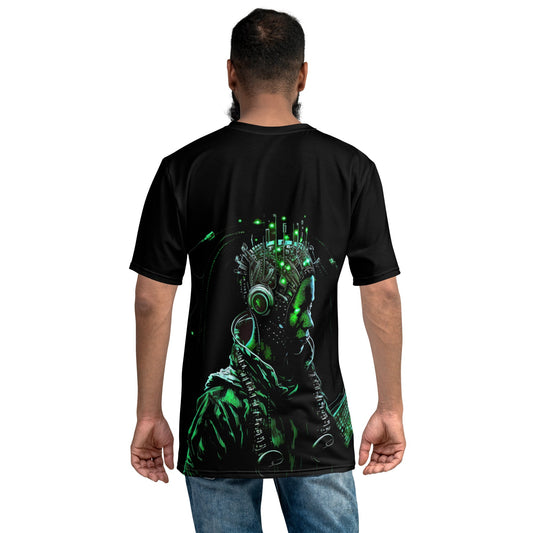 CyberWare Assassin V12 - Men's t-shirt ( Back Print ) by DarkByteGear