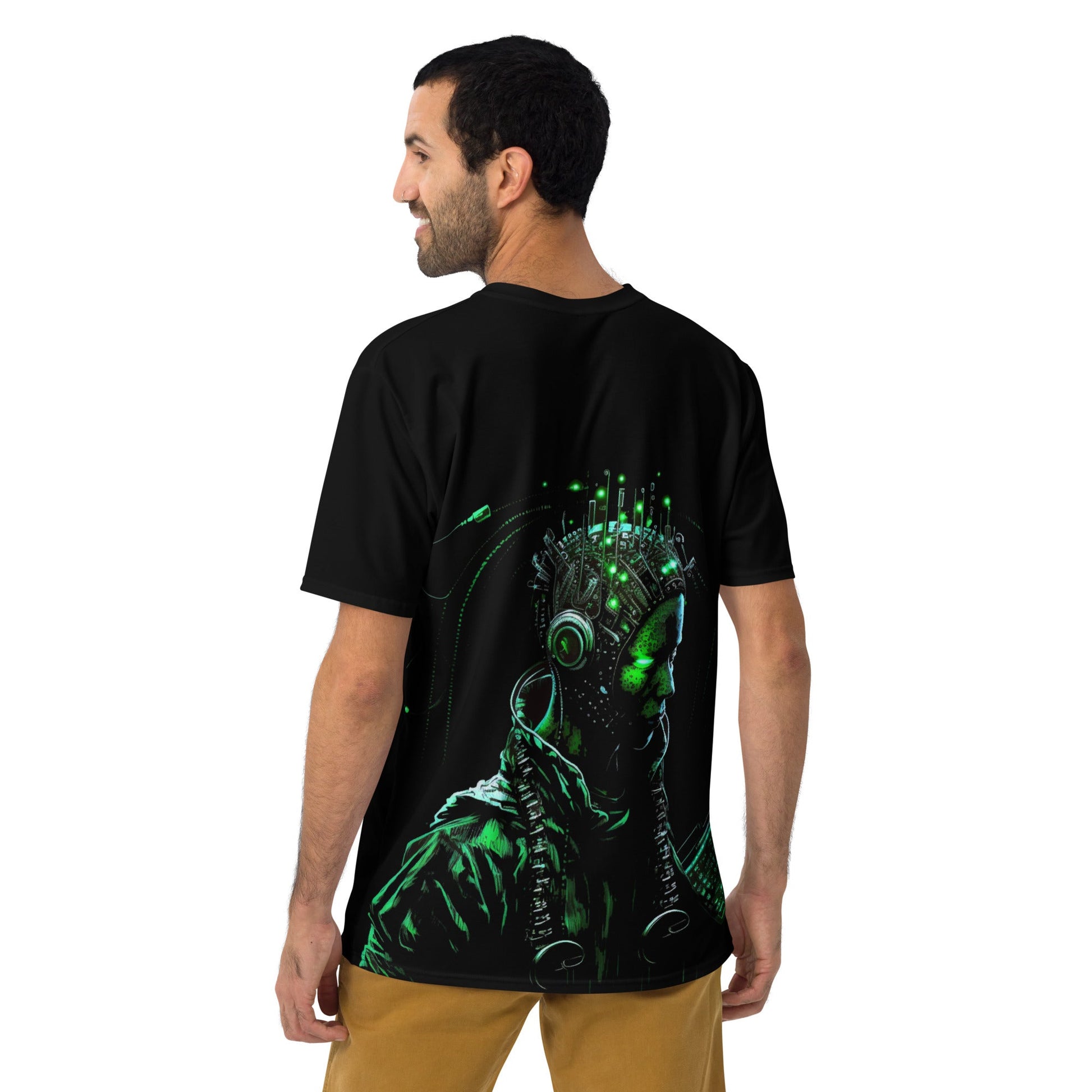 CyberWare Assassin V12 - Men's t-shirt ( Back Print ) by DarkByteGear