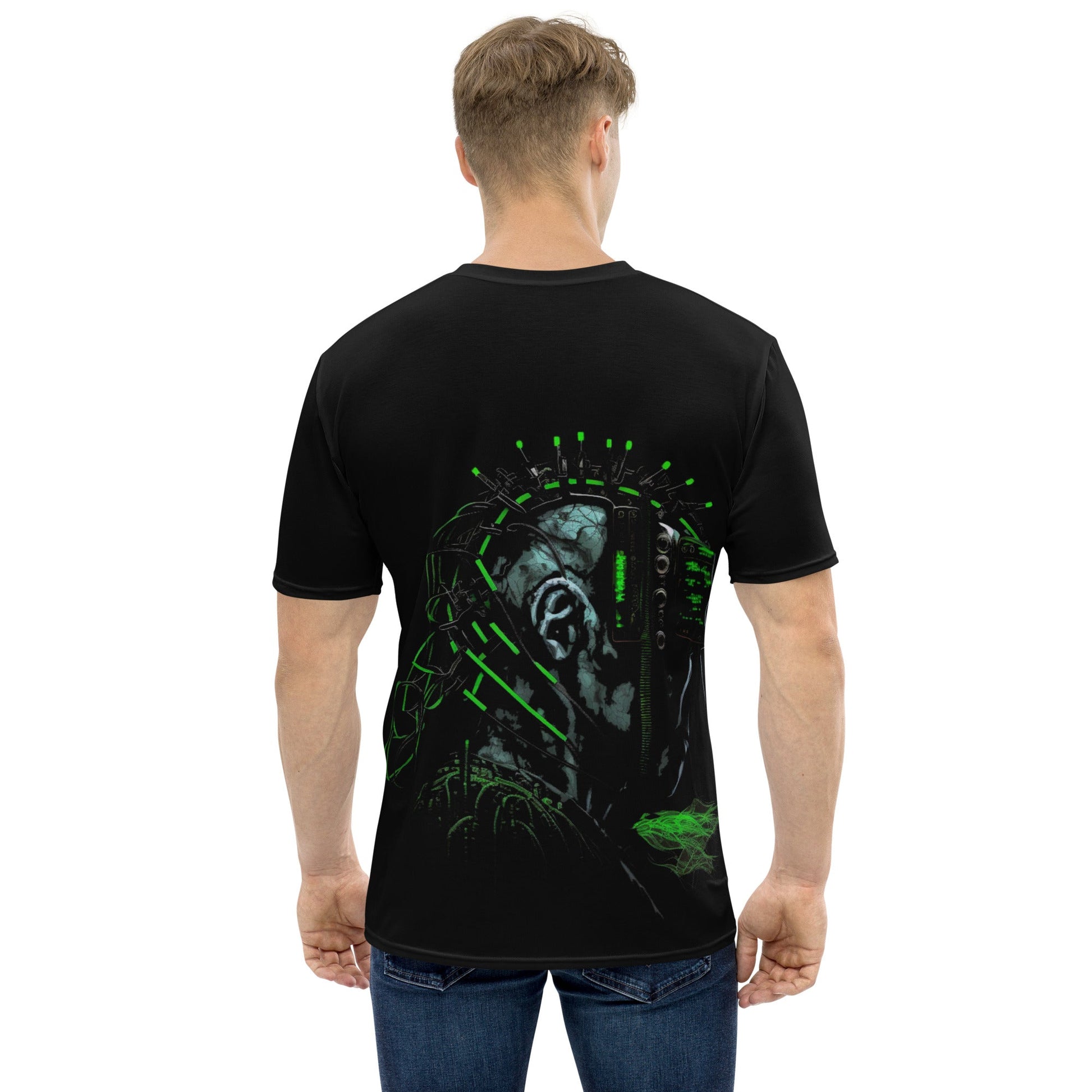 CyberWare Assassin V13 - Men's t-shirt ( Back Print ) by DarkByteGear