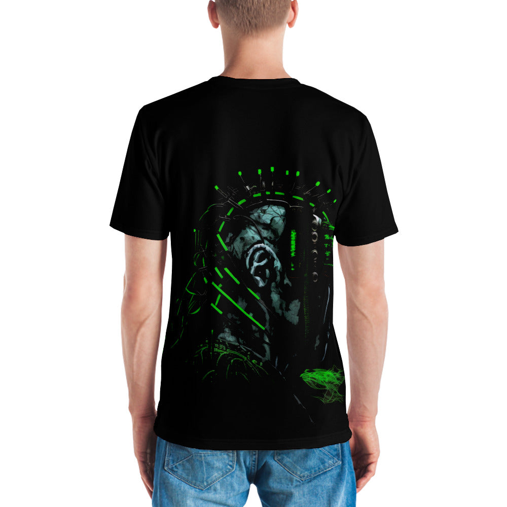 CyberWare Assassin V13 - Men's t-shirt ( Back Print ) by DarkByteGear