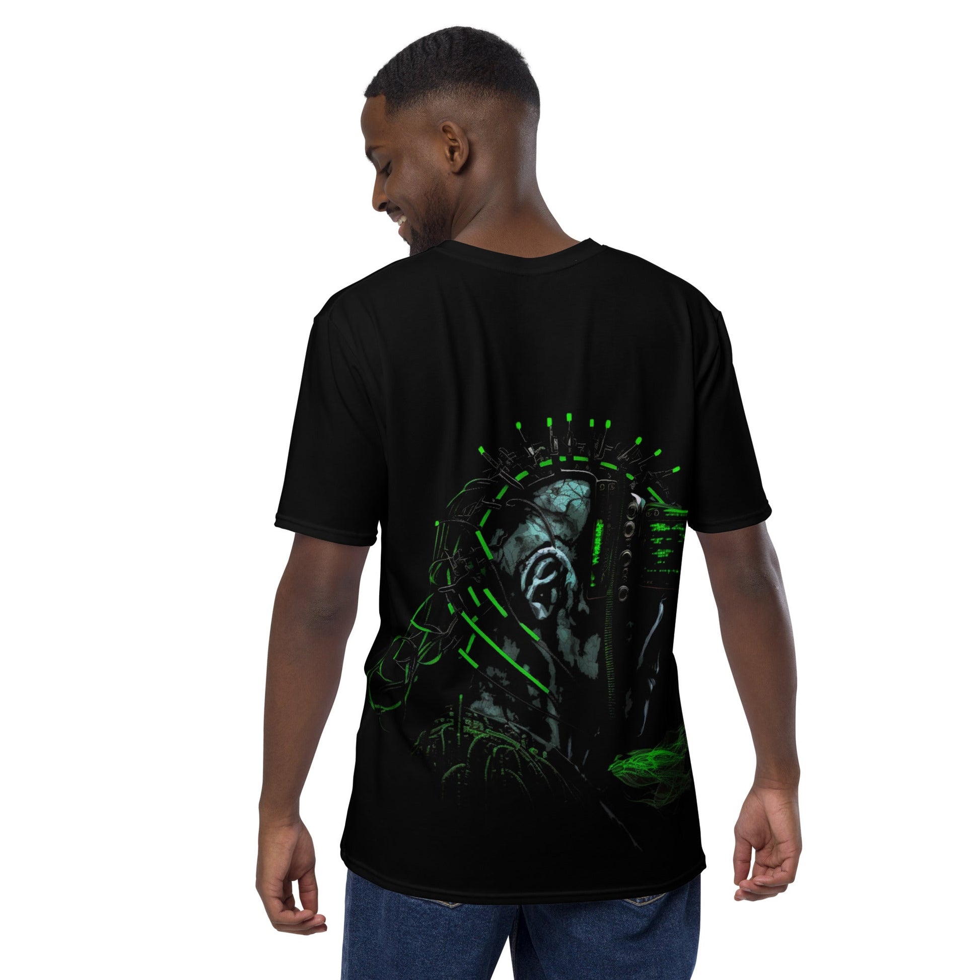 CyberWare Assassin V13 - Men's t-shirt ( Back Print ) by DarkByteGear