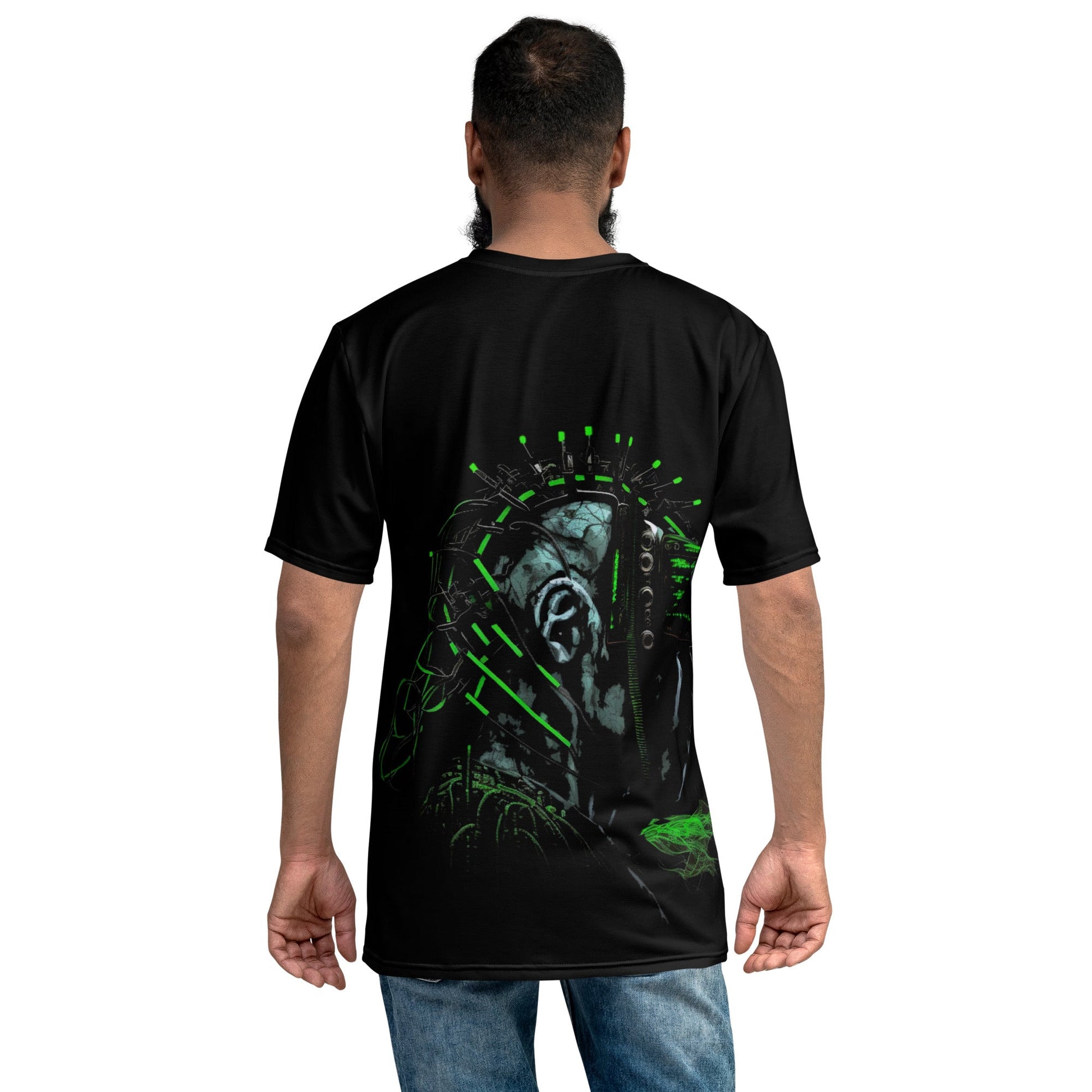 CyberWare Assassin V13 - Men's t-shirt ( Back Print ) by DarkByteGear