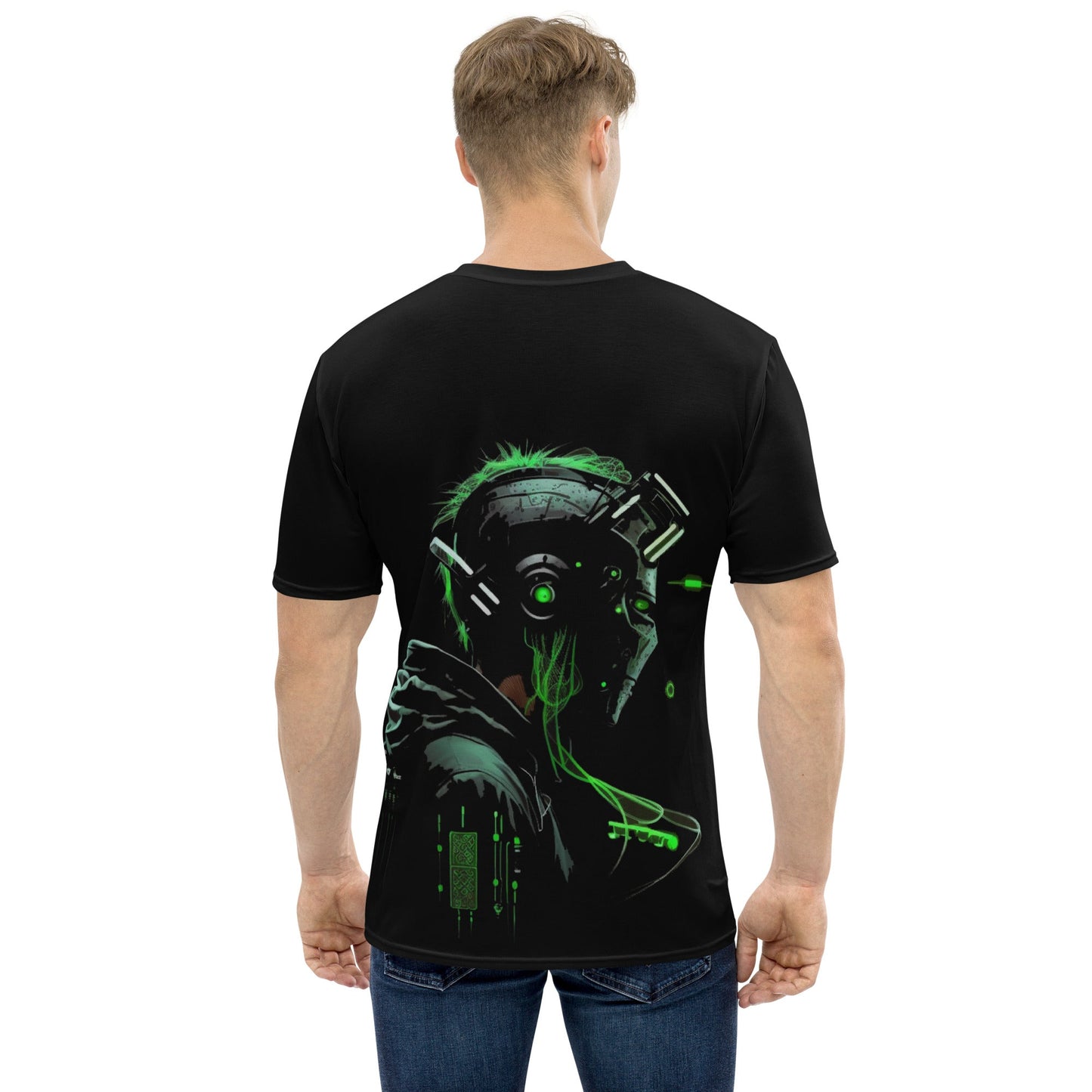CyberWare Assassin V14 - Men's t-shirt ( Back Print ) by DarkByteGear