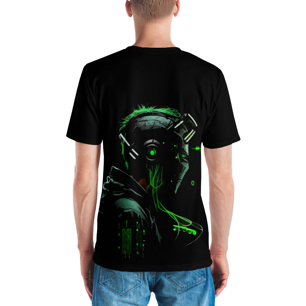 CyberWare Assassin V14 - Men's t-shirt ( Back Print ) by DarkByteGear