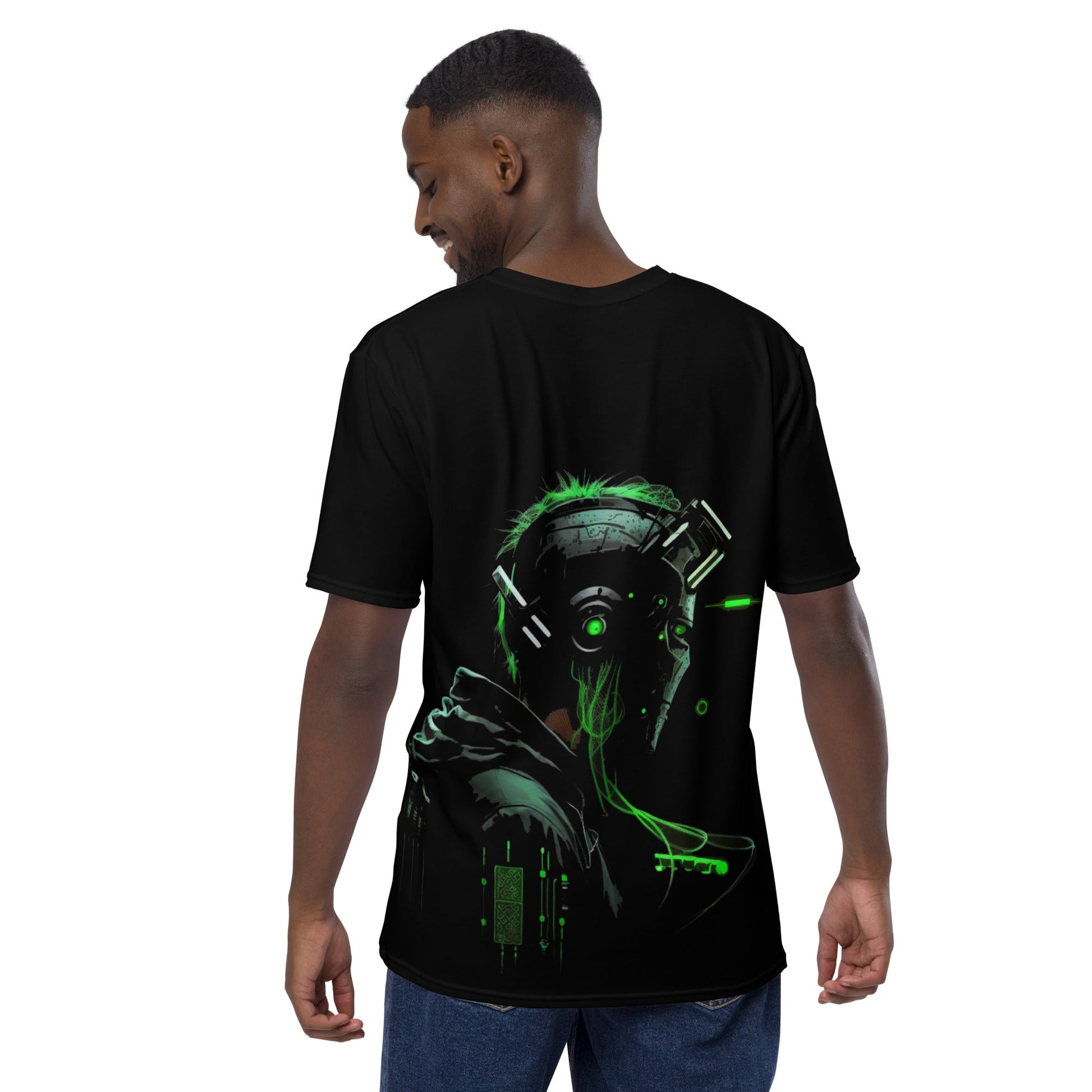 CyberWare Assassin V14 - Men's t-shirt ( Back Print ) by DarkByteGear