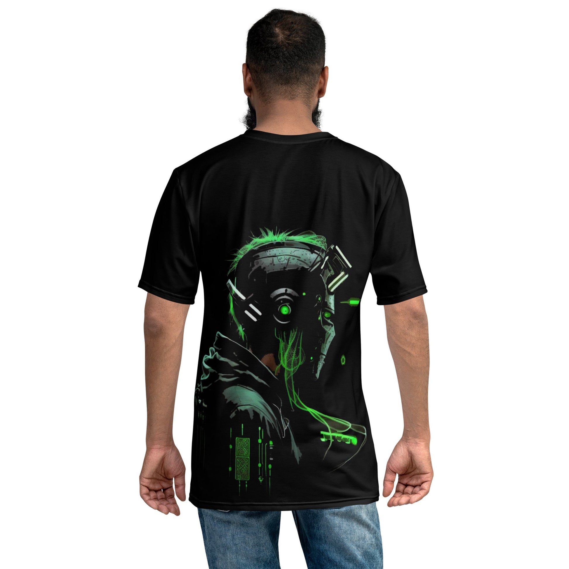 CyberWare Assassin V14 - Men's t-shirt ( Back Print ) by DarkByteGear