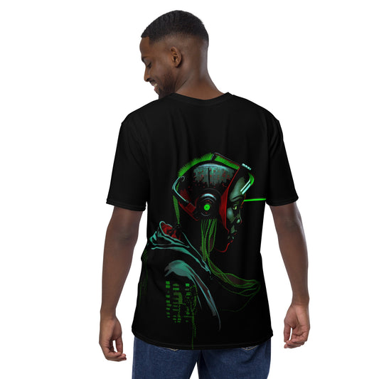 CyberWare Assassin V15 - Men's t-shirt ( Back Print ) by DarkByteGear