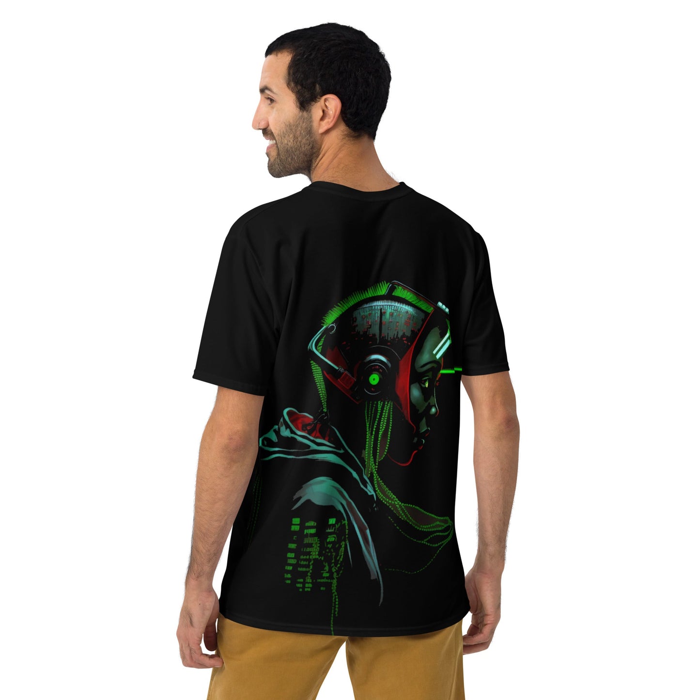 CyberWare Assassin V15 - Men's t-shirt ( Back Print ) by DarkByteGear