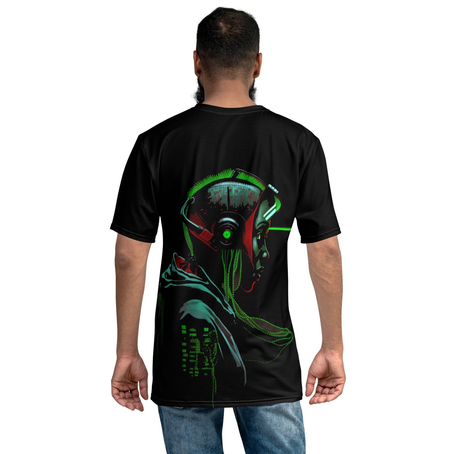 CyberWare Assassin V15 - Men's t-shirt ( Back Print ) by DarkByteGear