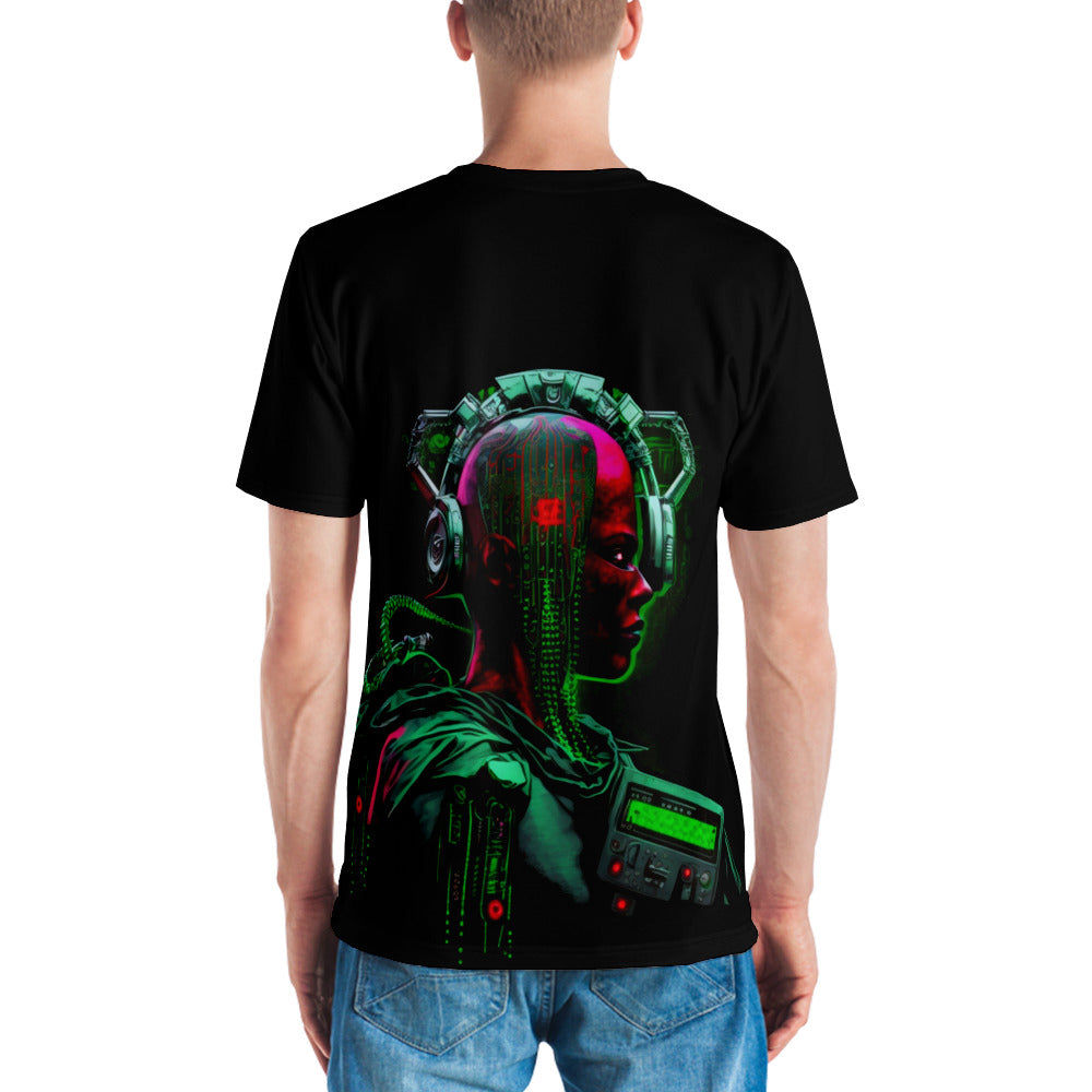 CyberWare Assassin V16 - Men's t-shirt ( Back Print ) by DarkByteGear