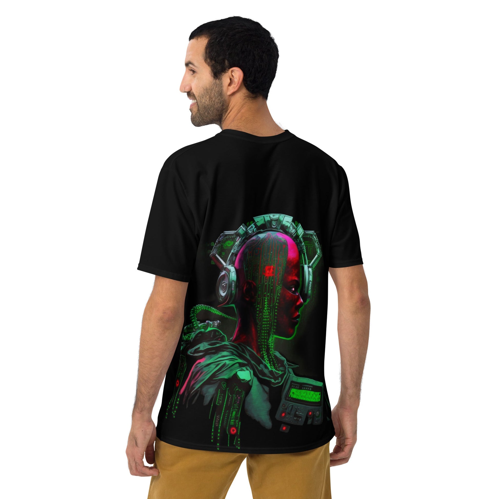 CyberWare Assassin V16 - Men's t-shirt ( Back Print ) by DarkByteGear