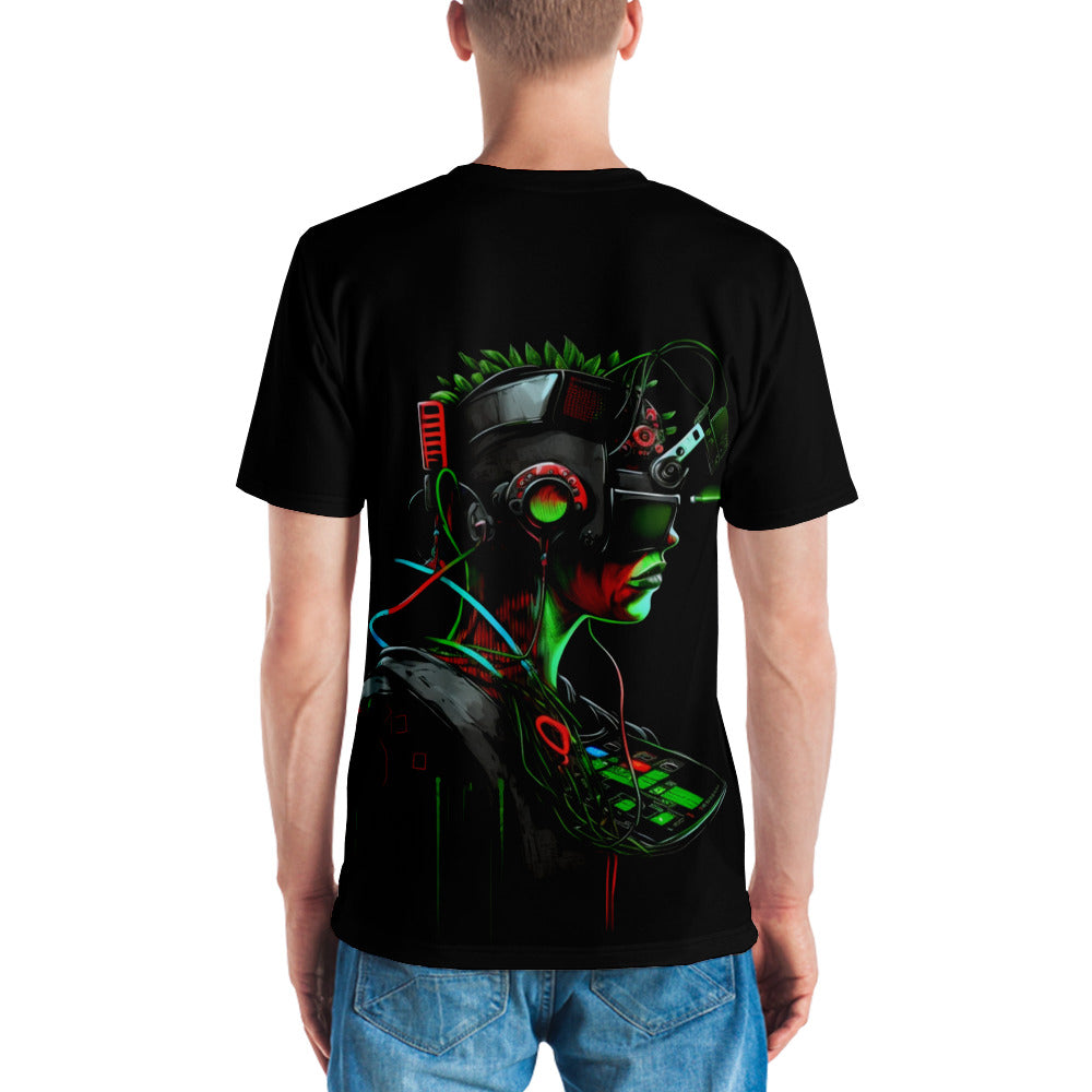 CyberWare Assassin V17 - Men's t-shirt ( Back Print ) by DarkByteGear
