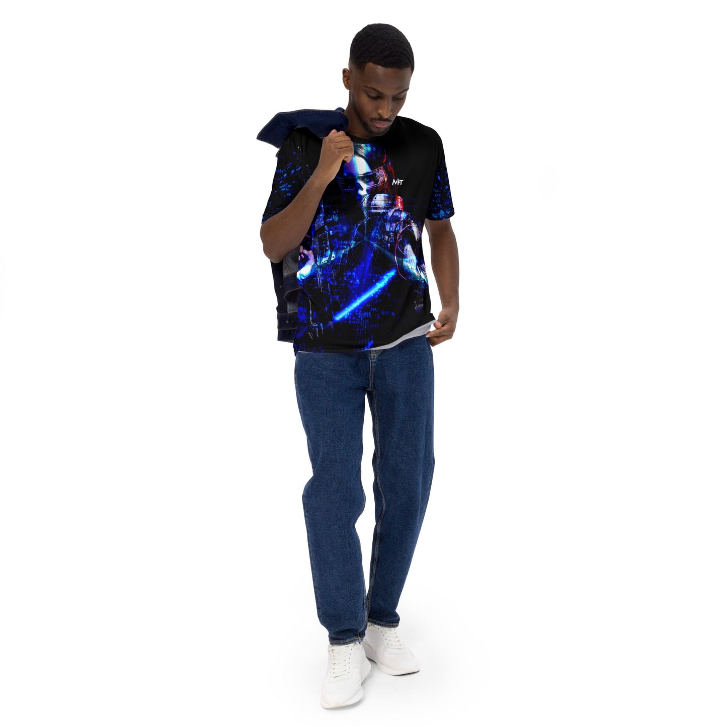 Cyberware Sentinel v1.0 - Men's t-shirt by DarkByteGear