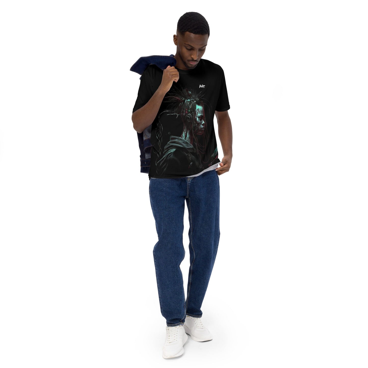 Cyberware assassin v7- Men's t-shirt by DarkByteGear