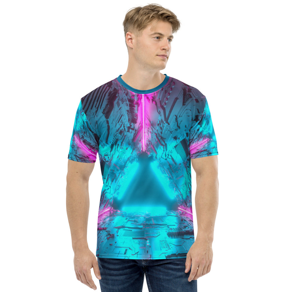 Tunnel v2 - Men's T-shirt by DarkByteGear