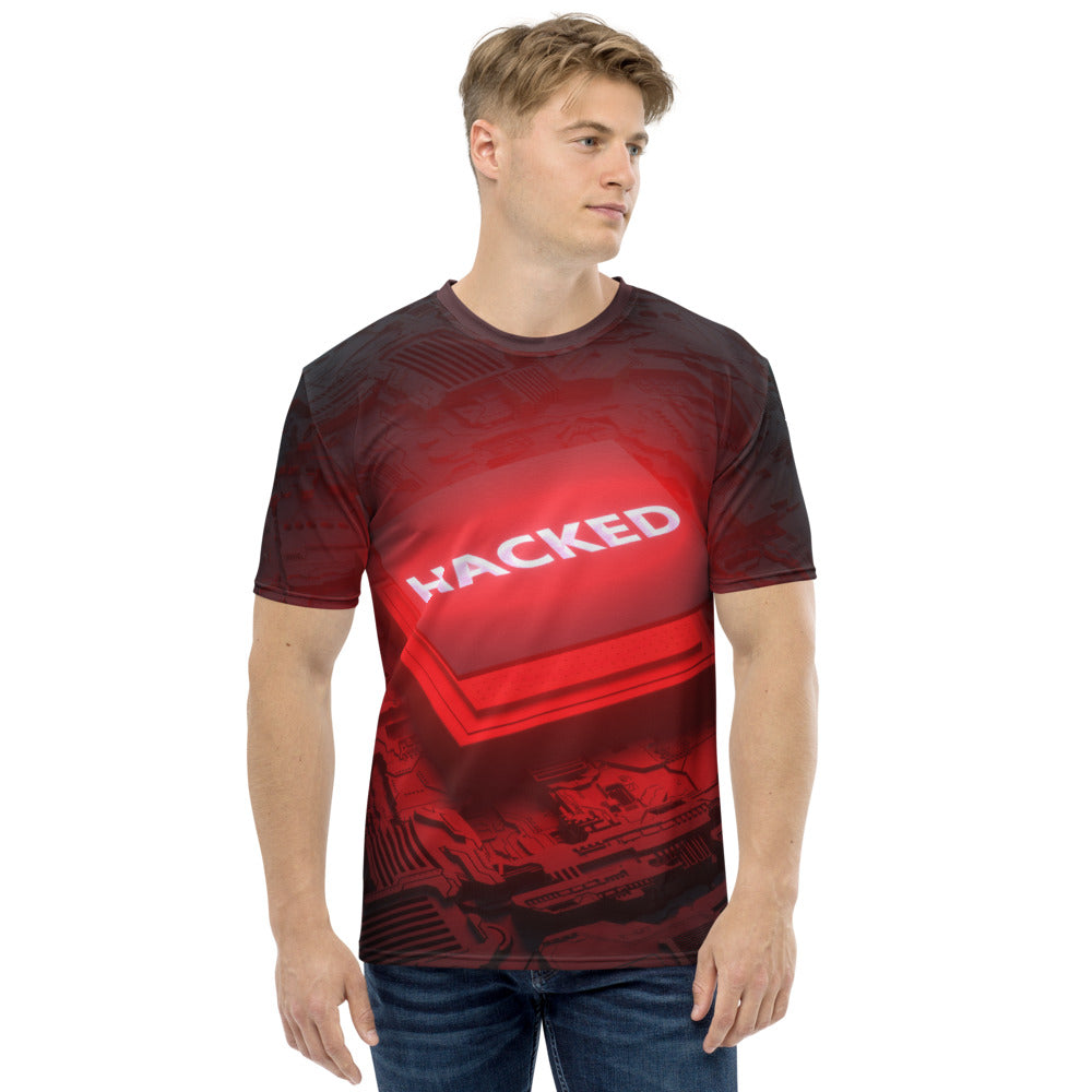 Hacked v2 - Men's T-shirt by DarkByteGear