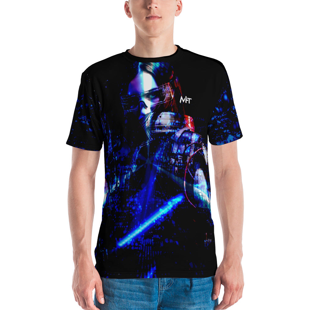 Cyberware Sentinel v1.0 - Men's t-shirt by DarkByteGear