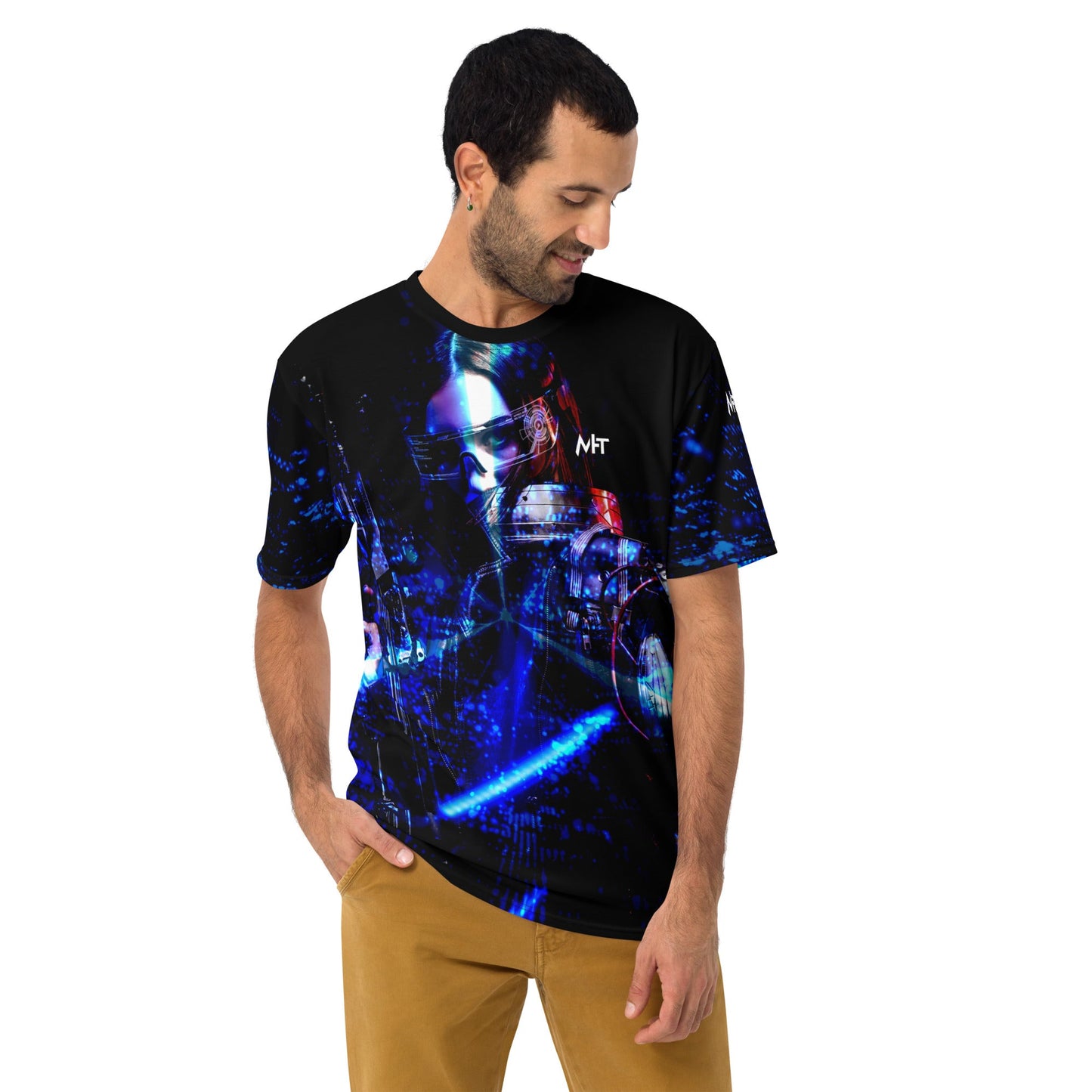 Cyberware Sentinel v1.0 - Men's t-shirt by DarkByteGear