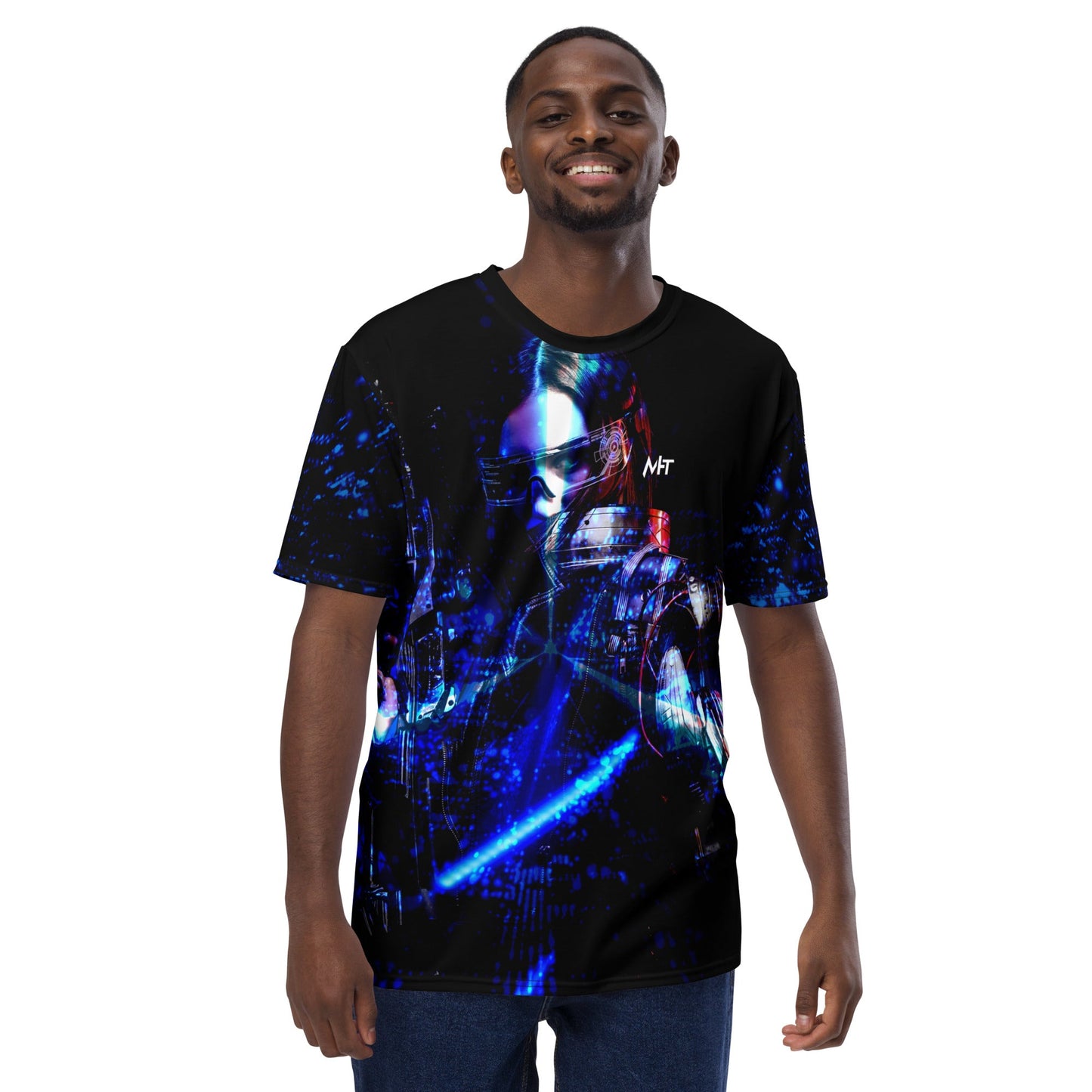 Cyberware Sentinel v1.0 - Men's t-shirt by DarkByteGear