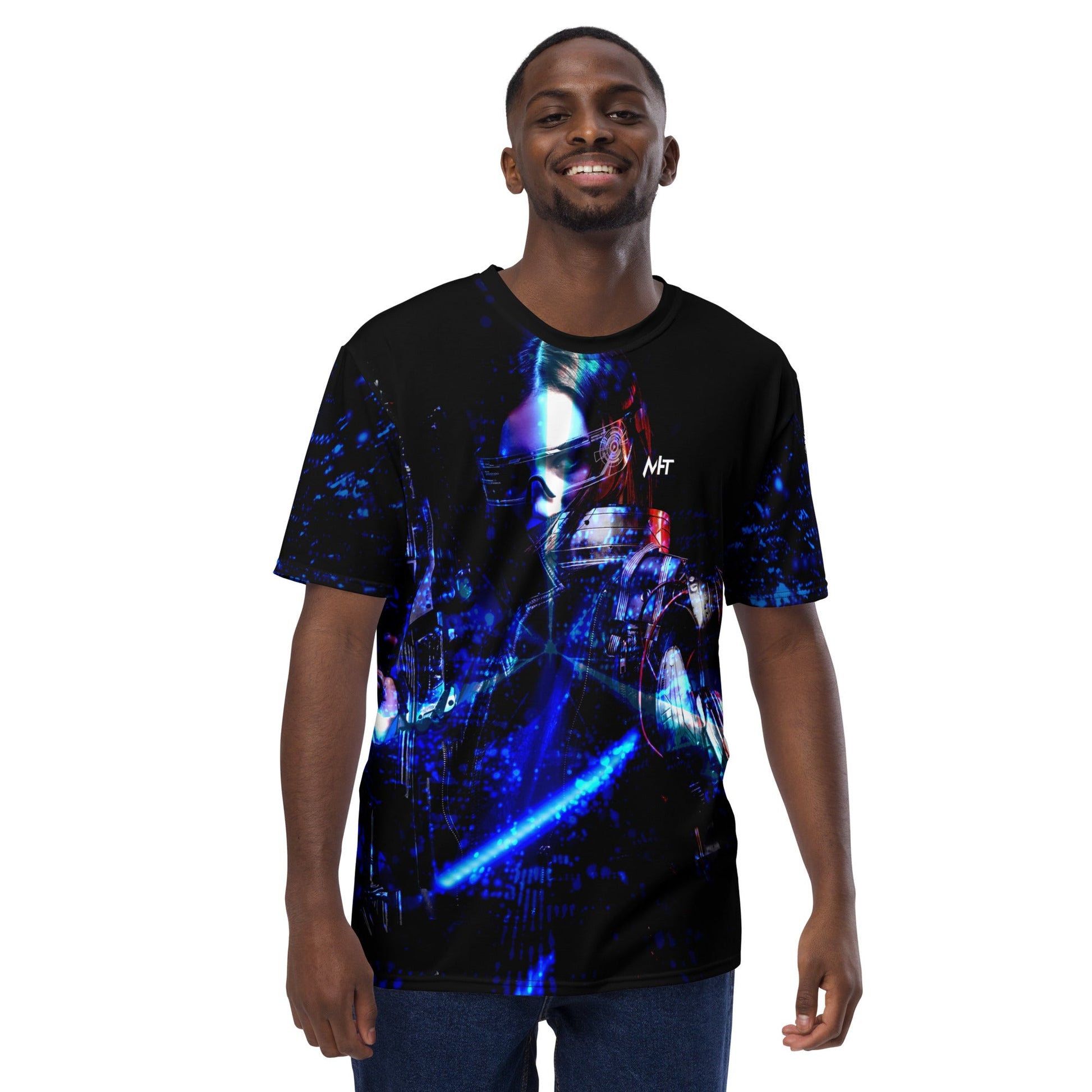 Cyberware Sentinel v1.0 - Men's t-shirt by DarkByteGear