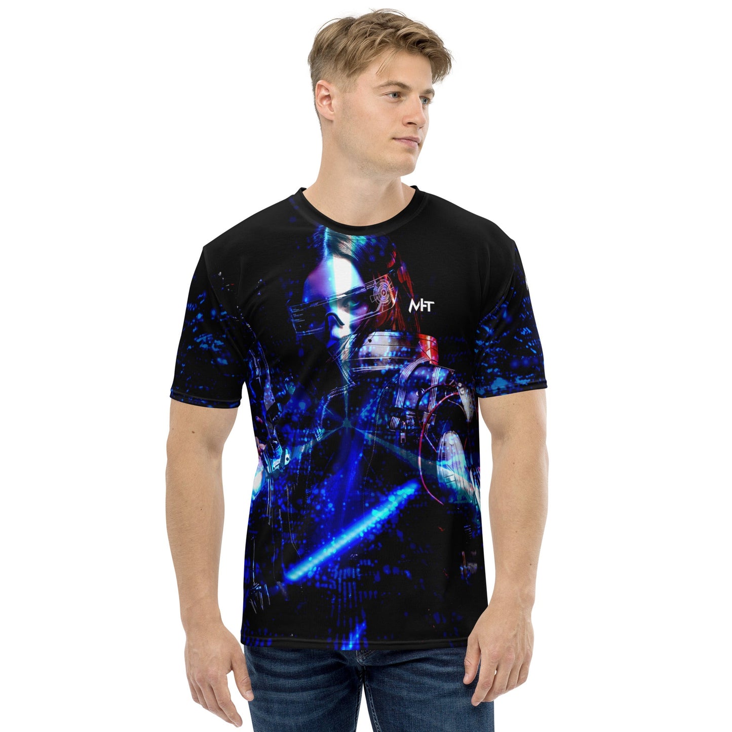 Cyberware Sentinel v1.0 - Men's t-shirt by DarkByteGear