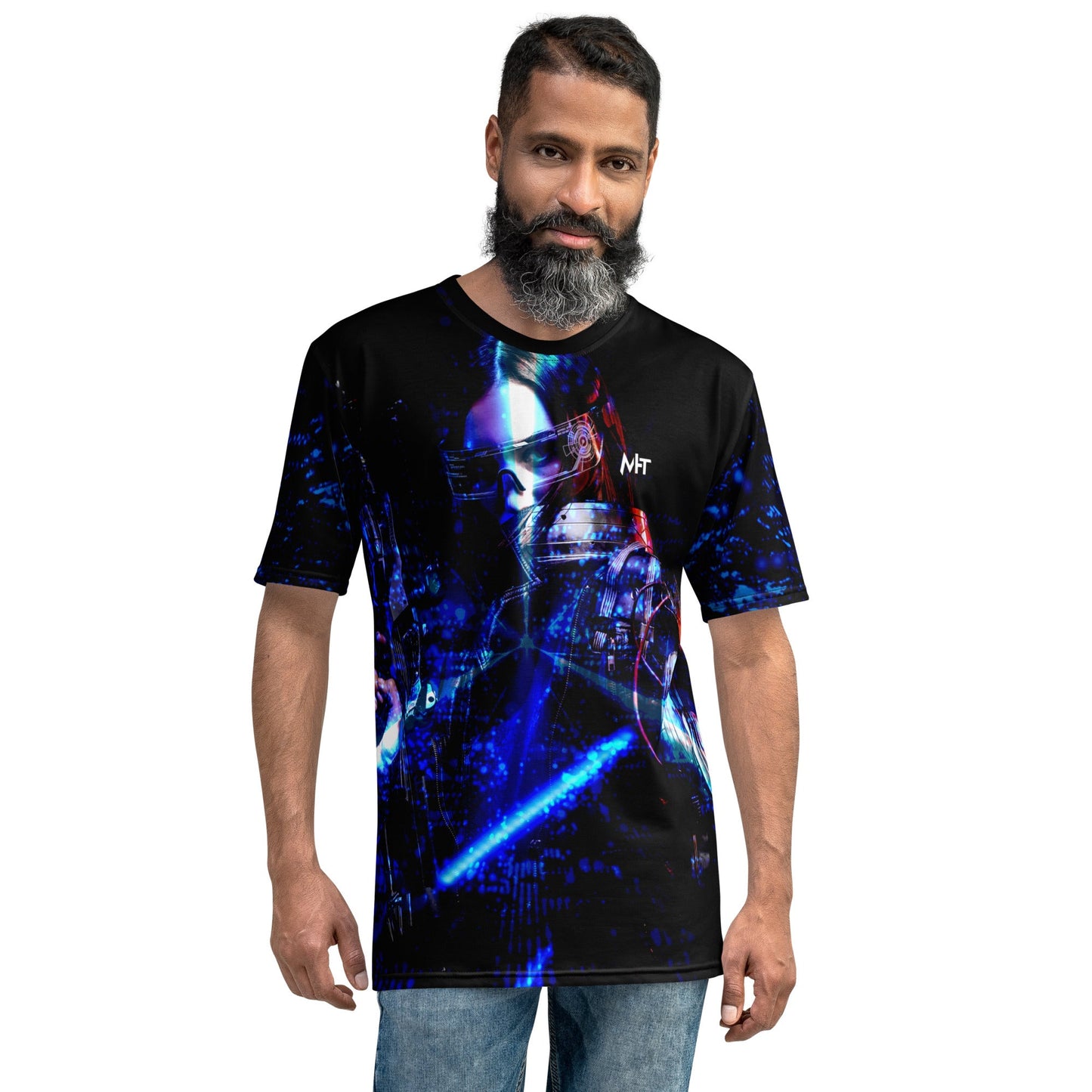Cyberware Sentinel v1.0 - Men's t-shirt by DarkByteGear